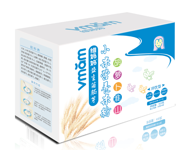 維媽媽胡蘿卜淮山小米營養米粉盒裝