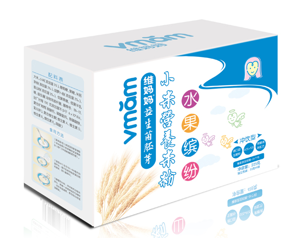 維媽媽水果繽紛小米營養米粉盒裝