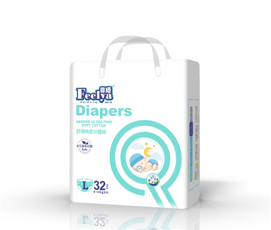 菲婭舒薄棉柔環腰褲L碼32片