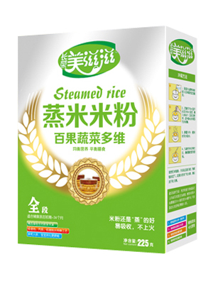 美滋滋百果蔬菜多維蒸米米粉