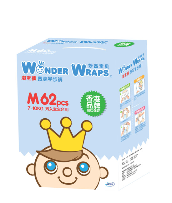 妙然寶貝寬芯學步褲M52(微商專供)